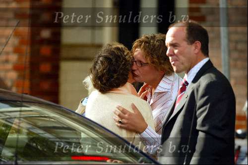 Amsterdam 15 september 2003
Prinses Margriet op bezoek bij Prins Bernhard Jr. Prinses Annette en prinses Isabella