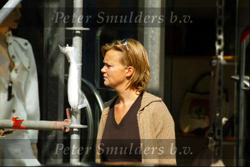 Amsterdam 3 september 2003
Prinses Carolina winkelen op pc hooftstraat