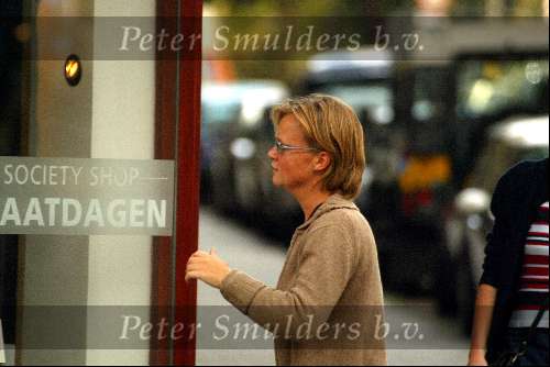 Amsterdam 3 september 2003
Prinses Carolina winkelen op pc hooftstraat