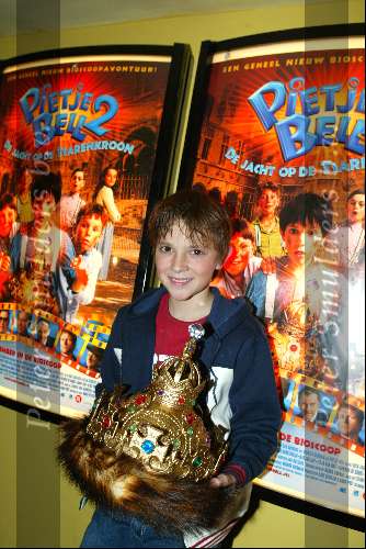 Amsterdam 9 december 2003
Premiere Pietje Bell in City theater.
Quinten Schram
