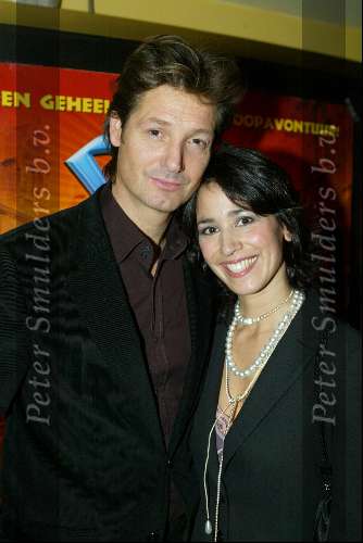 Amsterdam 9 december 2003
Premiere Pietje Bell in City theater.
Rick Engelkes met vrouw