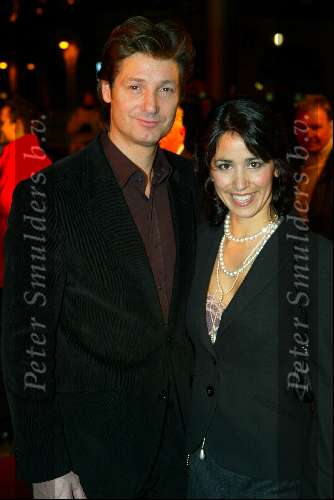 Amsterdam 9 december 2003
Premiere Pietje Bell in City theater.
Rick Engelkes met vrouw