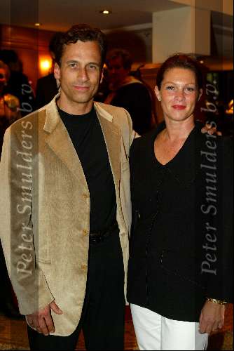 Amsterdam 15 september 2003
Modeshow Ronald Kolk in Koepelkerk
Robert Schoemacher met vrouw
