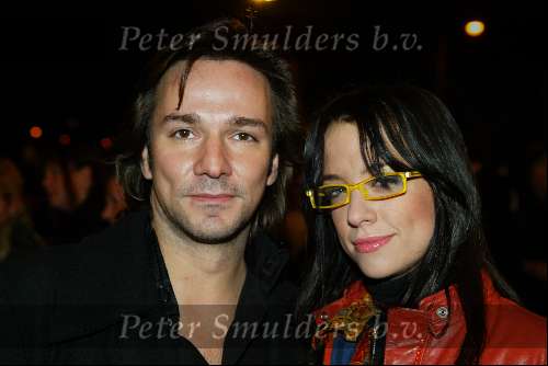 Amsterdam 2 december 2003
Premiere West Side Story in Carre. 
Spiros met vriendin