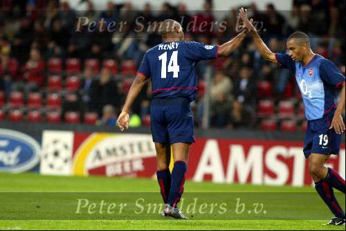 Eindhoven 25 september 2002
PSV-Arsenal 0-4
Thierry Henry