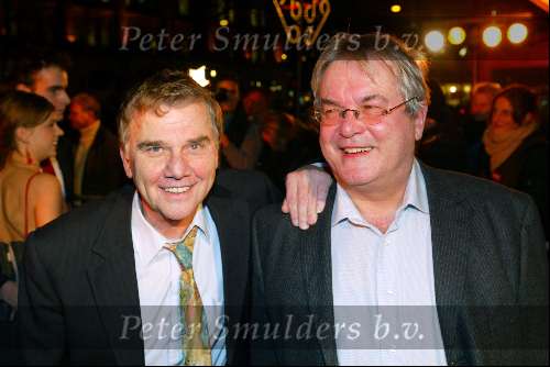 Amsterdam 9 december 2003
Premiere Pietje Bell in City theater.
Willem Nijholt met vriend