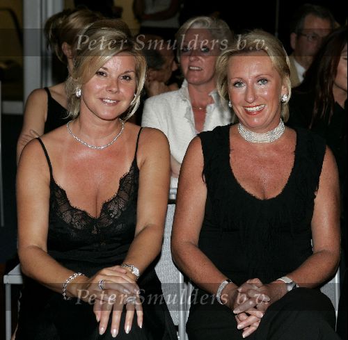 Monaco 10 september 2004
Modeshow Monique Collignon in Grimaldi.  
Anita de Kraa (links)