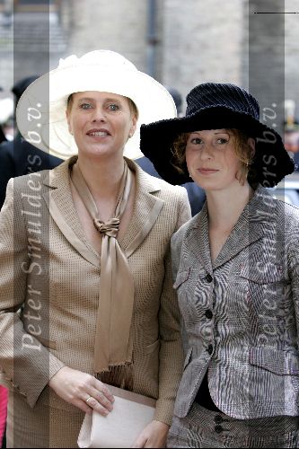 Den Haag 21 september 2004
Prinsjesdag .  
Clemence Ross met dochter