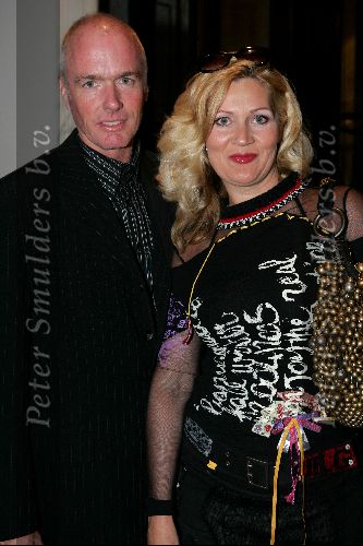 Amsterdam 6 september 2004
Modeshow Frans Molenaar in het Amstel Hotel.
Ferdi Bolland met vrouw
