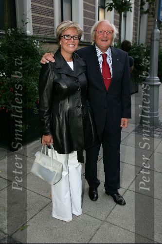 Amsterdam 6 september 2004
Modeshow Frans Molenaar in het Amstel Hotel.
Ferry Hoogendijk met vrouw