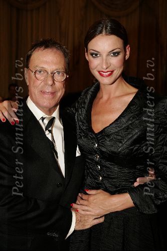 Amsterdam 6 september 2004
Modeshow Frans Molenaar in het Amstel Hotel.
Frans met Irene v d Laar.