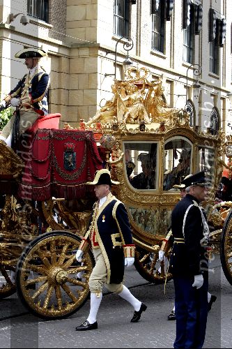 Den Haag 21 september 2004
Prinses Maxima in gouden koets  
Prinsjesdag 2004