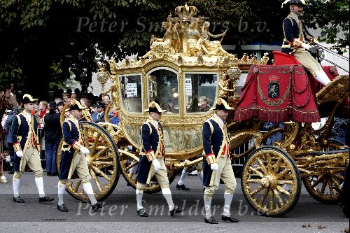 Den Haag 21 september 2004
Prinses Maxima in gouden koets  
Prinsjesdag 2004