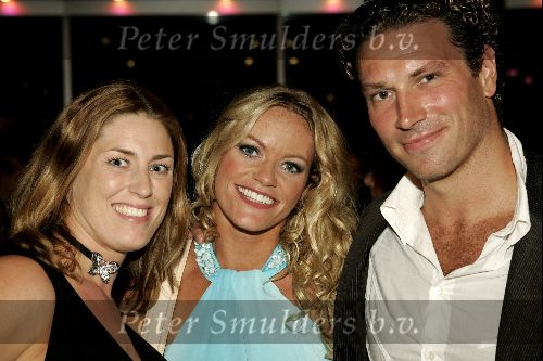 Monaco 10 september 2004
Modeshow Monique Collignon in Grimaldi. 
Inge de Bruijn met ex vriend en zijn zwangere vriendin