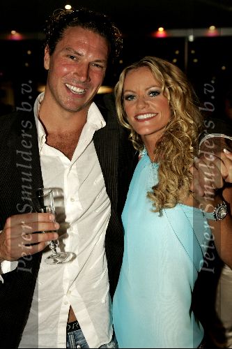 Monaco 10 september 2004
Modeshow Monique Collignon in Grimaldi. 
Inge de Bruijn met ex vriend
