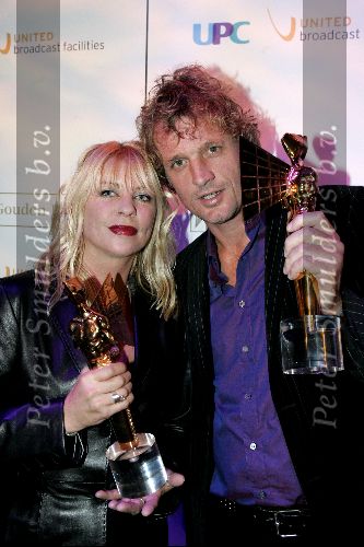 Hilversum 30 september 2004
Uitreiking Gouden beelden in studio 21
Jeroen Pauw en Manuela Kemp