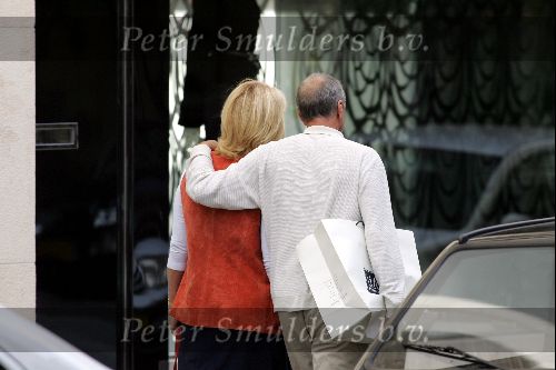 Amsterdam 11 september 2004
Johan Cruyff met zijn vrouw op de pc hooftstraat