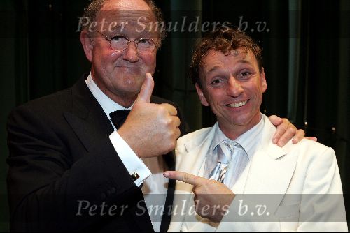 Rotterdam 19 september 2004
Premiere Crazy for You in het nieuwe Luxor.
Joop v d Ende en Dick Cohen