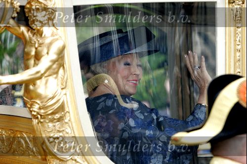 Den Haag 21 september 2004
Prinsjesdag 2004
Koningin Beatrix in gouden koets