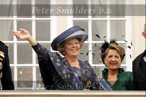 Den Haag 21 september 2004
Prinsjesdag 2004
PrinsesMargriet en Pieter v Vollenhoven en Koningin Beatrix