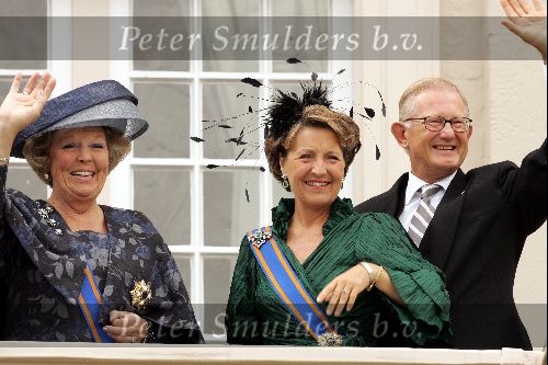 Den Haag 21 september 2004
Prinsjesdag 2004
PrinsesMargriet en Pieter v Vollenhoven en Koningin Beatrix