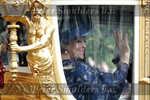 Den Haag 21 september 2004
Prinsjesdag 2004
Koningin Beatrix in gouden koets