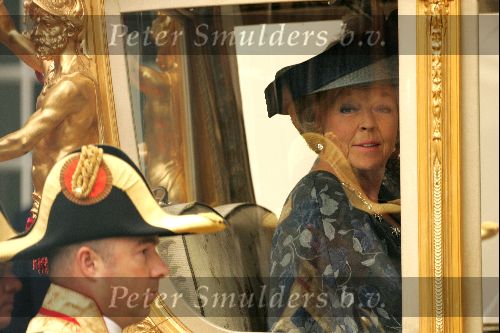 Den Haag 21 september 2004
Prinsjesdag 2004
Koning Beatrix in de gouden koets.
