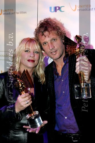 Hilversum 30 september 2004
Uitreiking Gouden beelden in studio 21
Jeroen Pauw en Manuela Kemp