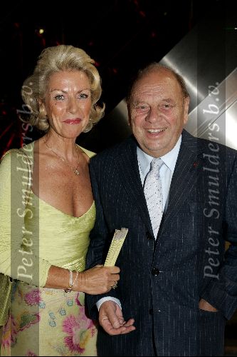 Monaco 10 september 2004
Modeshow Monique Collignon in Grimaldi. 
Marjon Lambriks met vriend