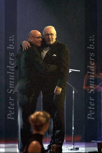 Hilversum 30 september 2004
Uitreiking Gouden beelden in studio 21
Mart Smeets en Kees Jansma