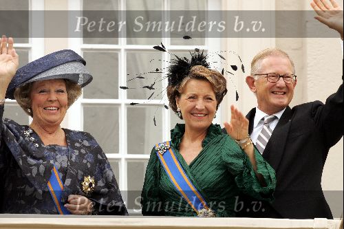 Den Haag 21 september 2004
Prinsjesdag 2004
Prinses Margriet en Pieter v Vollenhoven en Koningin Beatrix