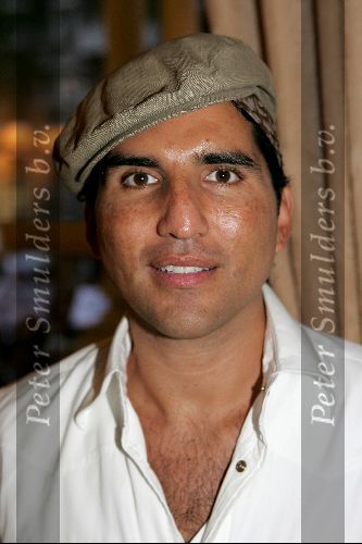 Amsterdam 6 september 2004
Modeshow Frans Molenaar in het Amstel Hotel.
Rodrigo Otazu met pet/hoed