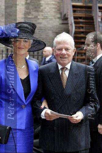 Den Haag 21 september 2004
Sybilla Dekker met man en hoed bij 
Prinsjesdag 2004