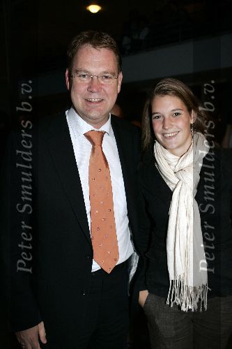 Utrecht 28 september 2005
Openingsavond van het 25e filmfestival met film Leef.
Aart Jan de Geus met dochterv