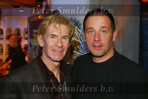 Amsterdam 1 januari 2003
Nieuwjaarsreceptie Staatsloterij in beurs v berlage.
Addy v d Krommenacker met vriend