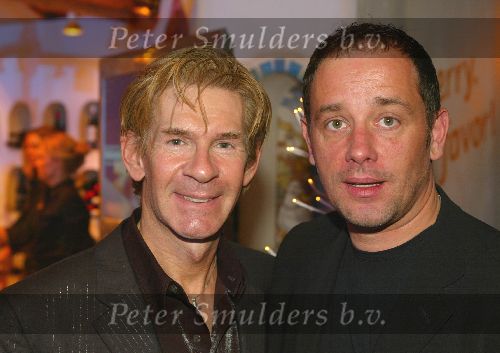 Amsterdam 1 januari 2003
Nieuwjaarsreceptie Staatsloterij in beurs v berlage.
Addy v d Krommenacker met vriend