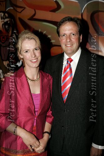 Amsterdam 8 september 2005
Modeshow Monique Collignon.
Alexander Pechtold met vrouw
