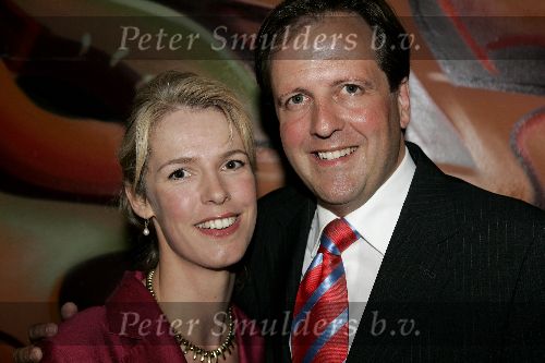 Amsterdam 8 september 2005
Modeshow Monique Collignon.
Alexander Pechtold met vrouw