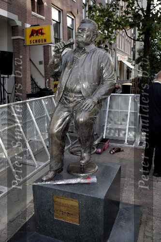 Amsterdam 23 september 2005
Onthulling beeld van Andre Hazes op zijn eerste sterfdag.