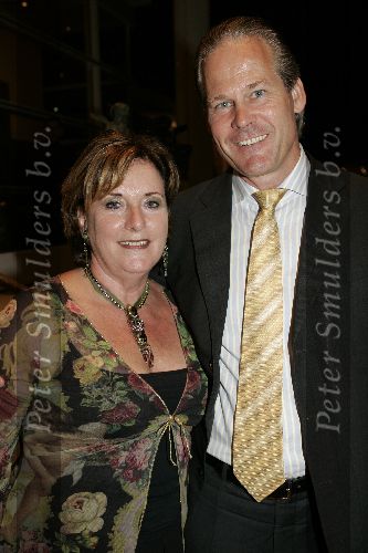 Amsterdam 10 september 2005
Modeshow Mart Visser in het Hilton.
Catherine Keyl met vriend