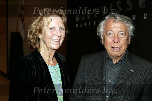 Amsterdam 10 september 2005
Modeshow Mart Visser in het Hilton.
Cees Dam met vrouw