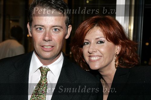 Amsterdam 10 september 2005
Modeshow Mart Visser in het Hilton.
Chazia Mourali met vriend
