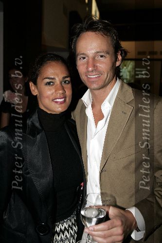 Amsterdam 8 september 2005
Modeshow Monique Collignon.
Michael Lingg met Chimene v Oosterhout