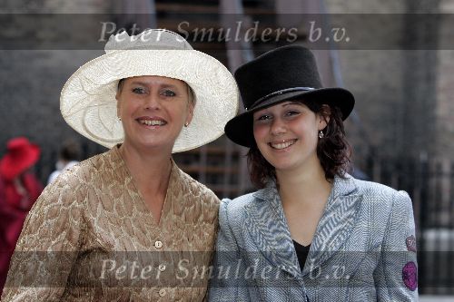 Den Haag 20 september 2005
Prinsjesdag 2005
Clemence Ross met dochter met hoeden