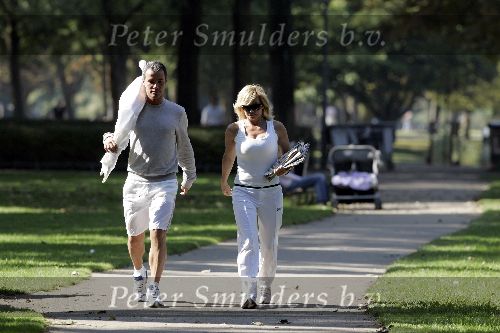 Amsterdam 23 september 2005
Connie Breukhoven hardlopen in vondelpark met PA Edwin.