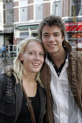 Den Haag 18 september 2005
Premiere Caveman met Winston Post.
Fleur Ouborg met vriend