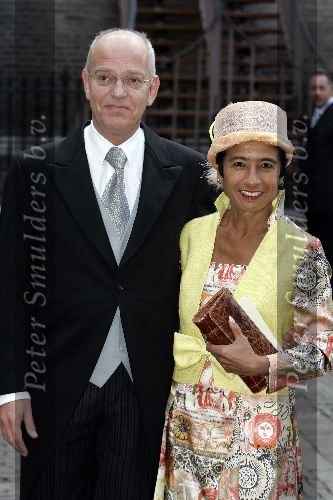 Den Haag 20 september 2005
Prinsjesdag 2005 Mevrouw Zalm met hoed samen met haar man Gerrit Zalm