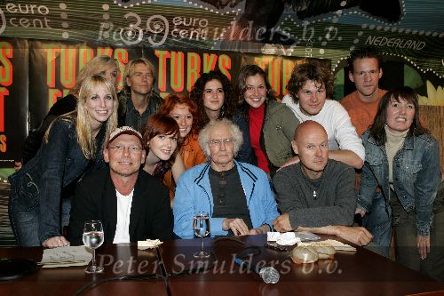Muiderberg 15 september 2005
Presentatie theaterstuk Turks fruit van Jan Wolkers.
Jan Wolkers met cast