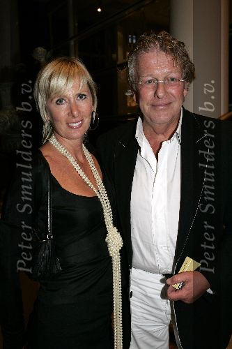 Amsterdam 10 september 2005
Modeshow Mart Visser in het Hilton.
Jan des Bouvrie met Monique des Bouvrie