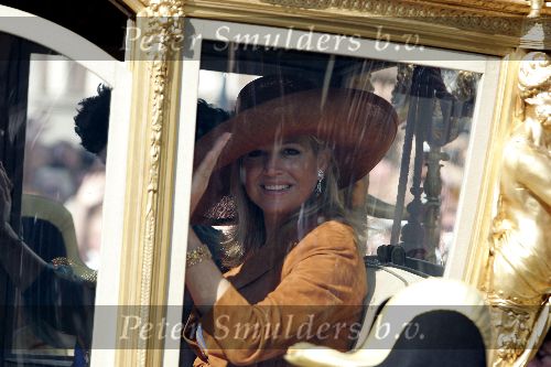 Den Haag 20 september 2005
Prinsjesdag 2005 
Prinses Maxima in gouden koets